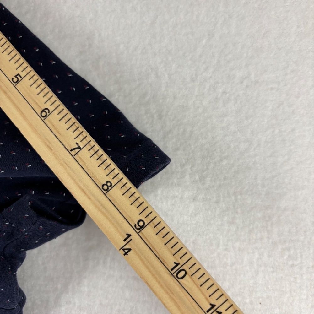 Banana Republic Dress Polo Shirt, Blue with White, Red Specks,  Men's, Size XL - Picture 11 of 11